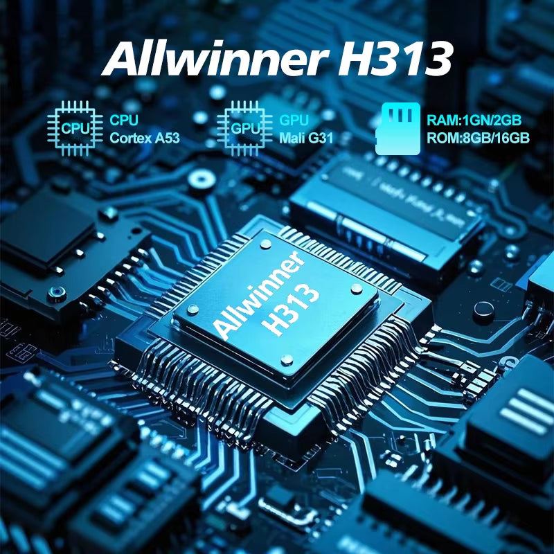 Hot Q Android 10.0 Fast Smart TV BOX 2GB 16GB Allwinner H313 Quad Core 4K VS Mini Set Top Box Fast Shipping