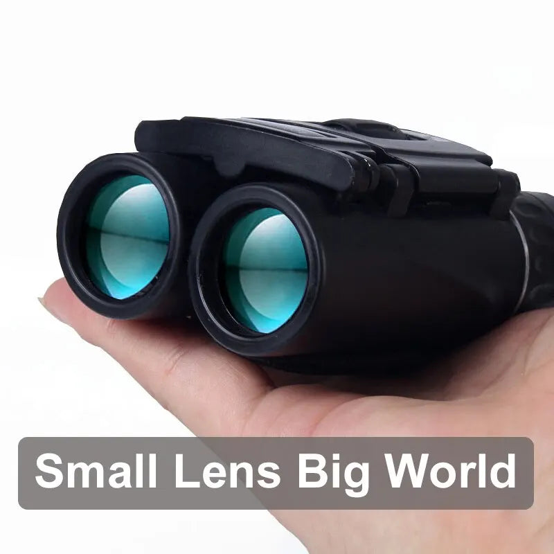 40X22 HD Powerful Binoculars 2000M Long Range Folding Mini Telescope BAK4 FMC Optics for Hunting Sports Outdoor Camping Travel