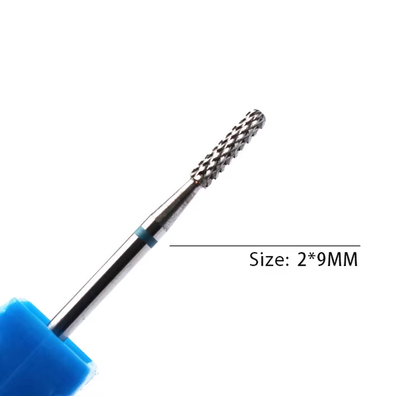 1Pc Carbide Tungsten Nail Drill Bit Rotate Burr Milling Nail Cutter Bits Electric Drill Machine for Manicure Pedicure Tools