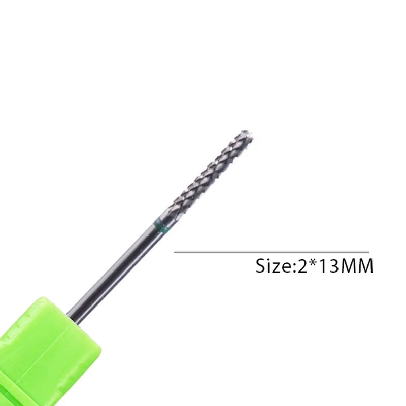 1Pc Carbide Tungsten Nail Drill Bit Rotate Burr Milling Nail Cutter Bits Electric Drill Machine for Manicure Pedicure Tools
