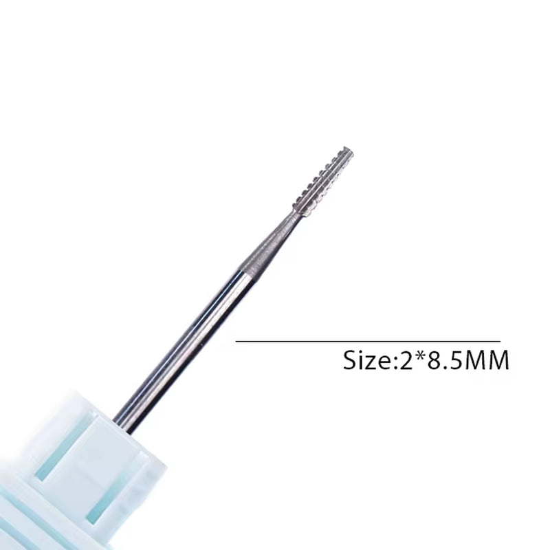 1Pc Carbide Tungsten Nail Drill Bit Rotate Burr Milling Nail Cutter Bits Electric Drill Machine for Manicure Pedicure Tools