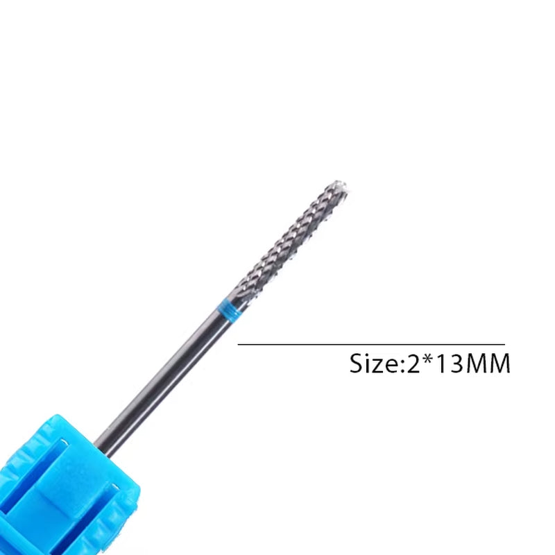 1Pc Carbide Tungsten Nail Drill Bit Rotate Burr Milling Nail Cutter Bits Electric Drill Machine for Manicure Pedicure Tools
