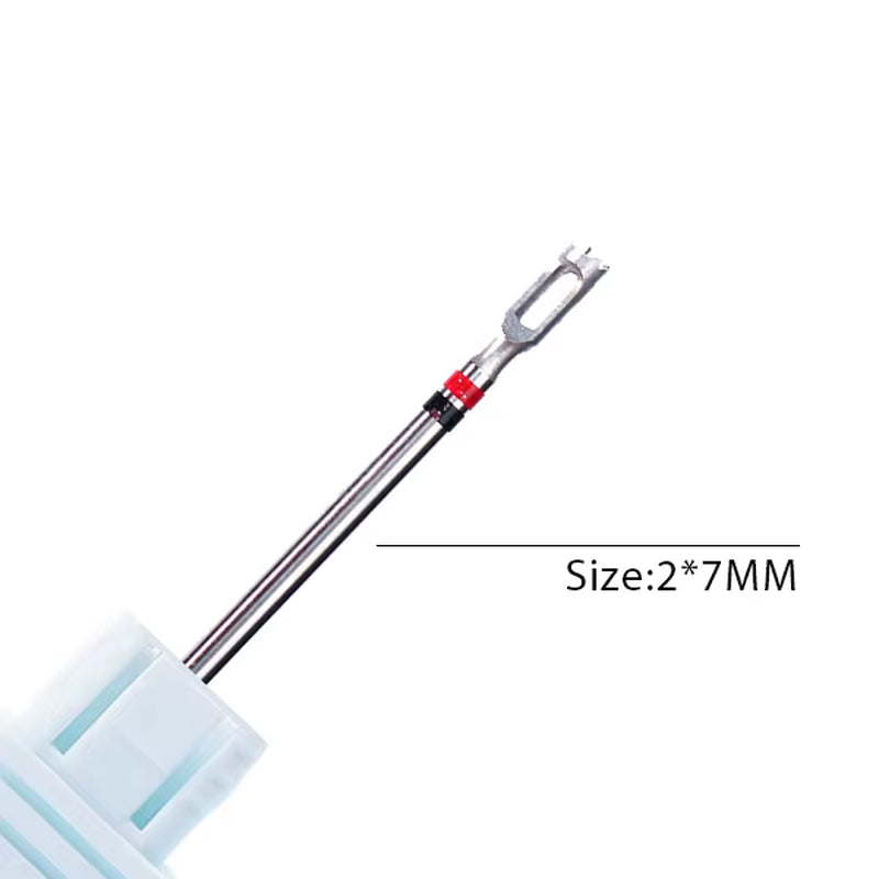 1Pc Carbide Tungsten Nail Drill Bit Rotate Burr Milling Nail Cutter Bits Electric Drill Machine for Manicure Pedicure Tools