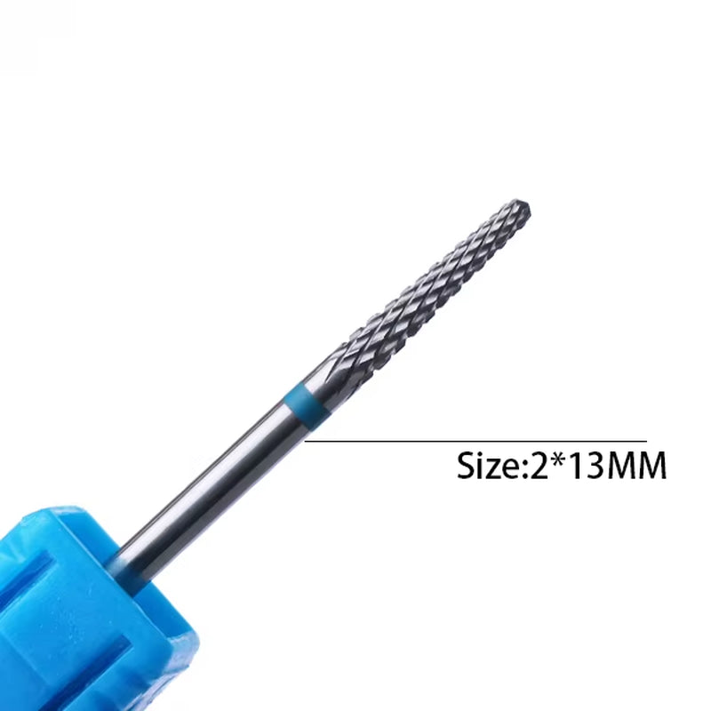 1Pc Carbide Tungsten Nail Drill Bit Rotate Burr Milling Nail Cutter Bits Electric Drill Machine for Manicure Pedicure Tools