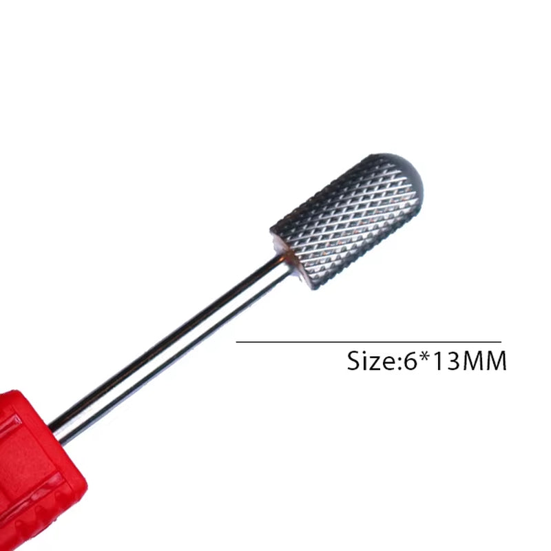 1Pc Carbide Tungsten Nail Drill Bit Rotate Burr Milling Nail Cutter Bits Electric Drill Machine for Manicure Pedicure Tools
