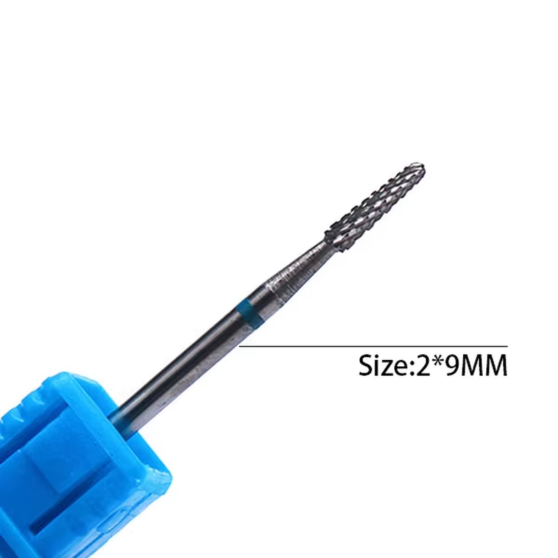 1Pc Carbide Tungsten Nail Drill Bit Rotate Burr Milling Nail Cutter Bits Electric Drill Machine for Manicure Pedicure Tools