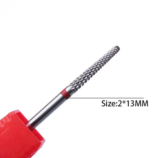 1Pc Carbide Tungsten Nail Drill Bit Rotate Burr Milling Nail Cutter Bits Electric Drill Machine for Manicure Pedicure Tools