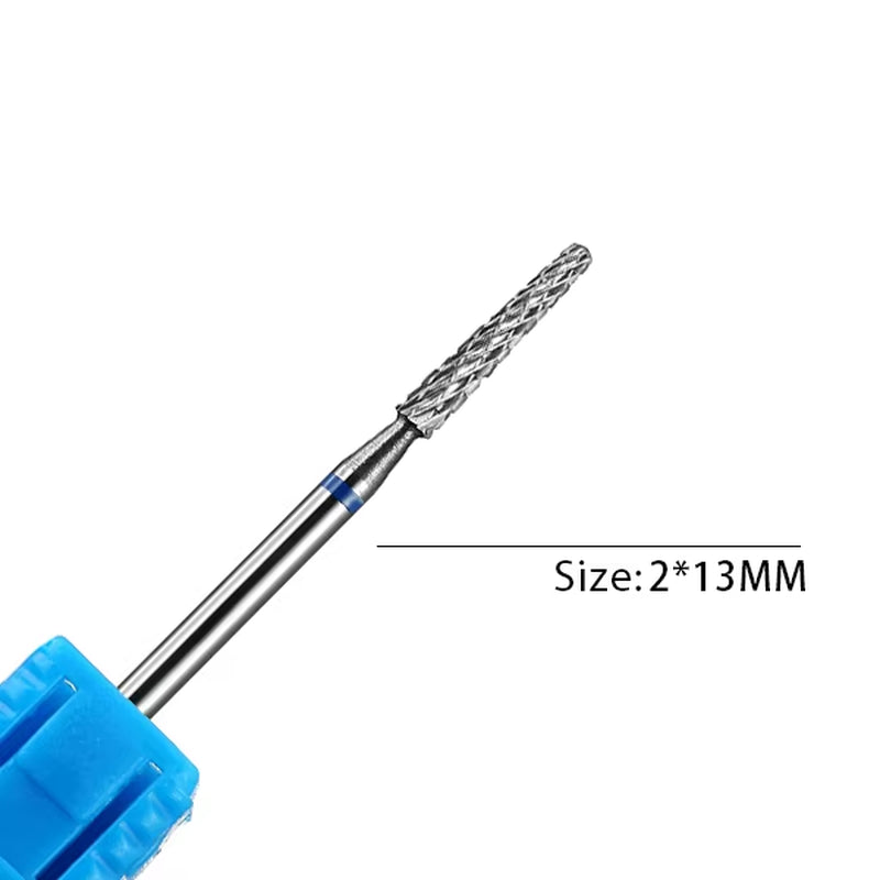 1Pc Carbide Tungsten Nail Drill Bit Rotate Burr Milling Nail Cutter Bits Electric Drill Machine for Manicure Pedicure Tools