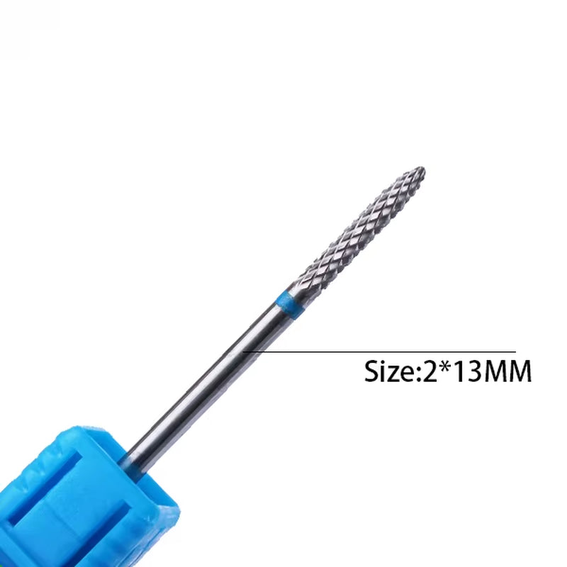 1Pc Carbide Tungsten Nail Drill Bit Rotate Burr Milling Nail Cutter Bits Electric Drill Machine for Manicure Pedicure Tools