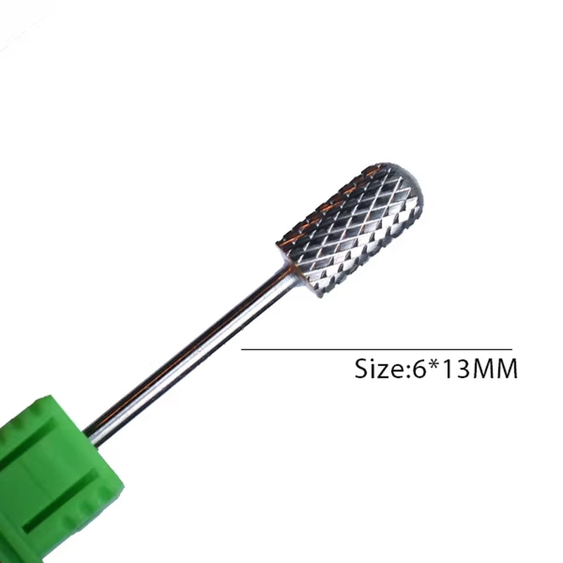 1Pc Carbide Tungsten Nail Drill Bit Rotate Burr Milling Nail Cutter Bits Electric Drill Machine for Manicure Pedicure Tools