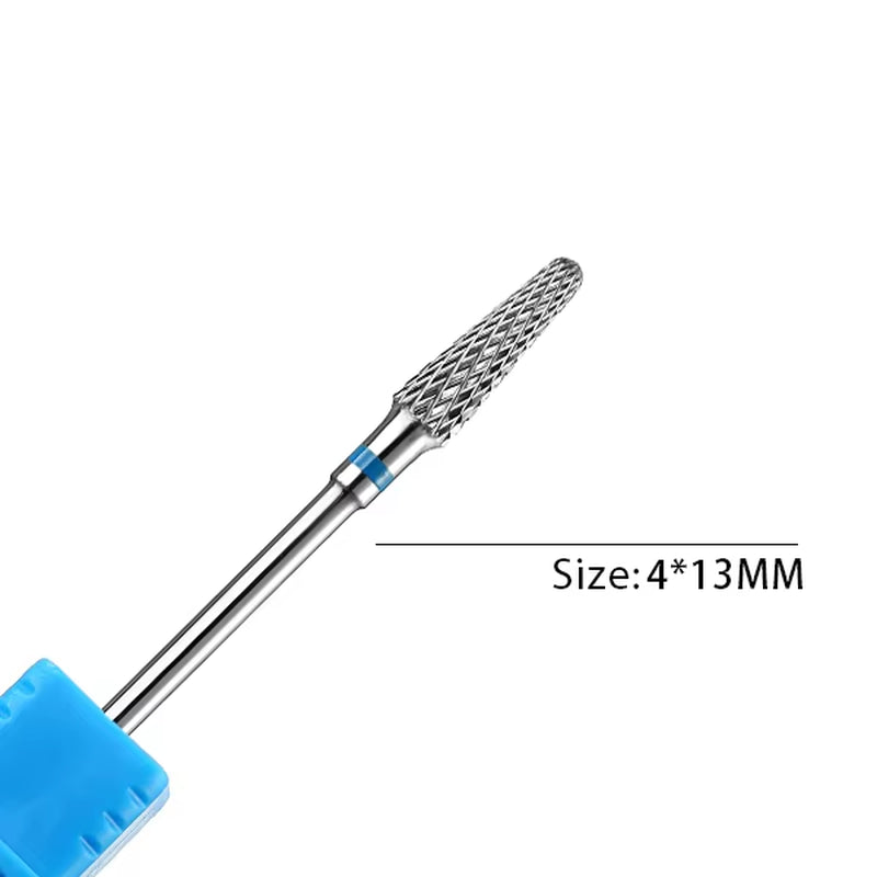 1Pc Carbide Tungsten Nail Drill Bit Rotate Burr Milling Nail Cutter Bits Electric Drill Machine for Manicure Pedicure Tools