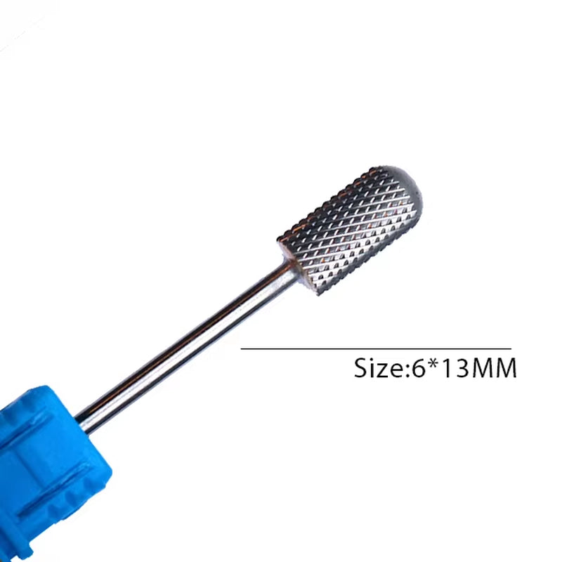 1Pc Carbide Tungsten Nail Drill Bit Rotate Burr Milling Nail Cutter Bits Electric Drill Machine for Manicure Pedicure Tools